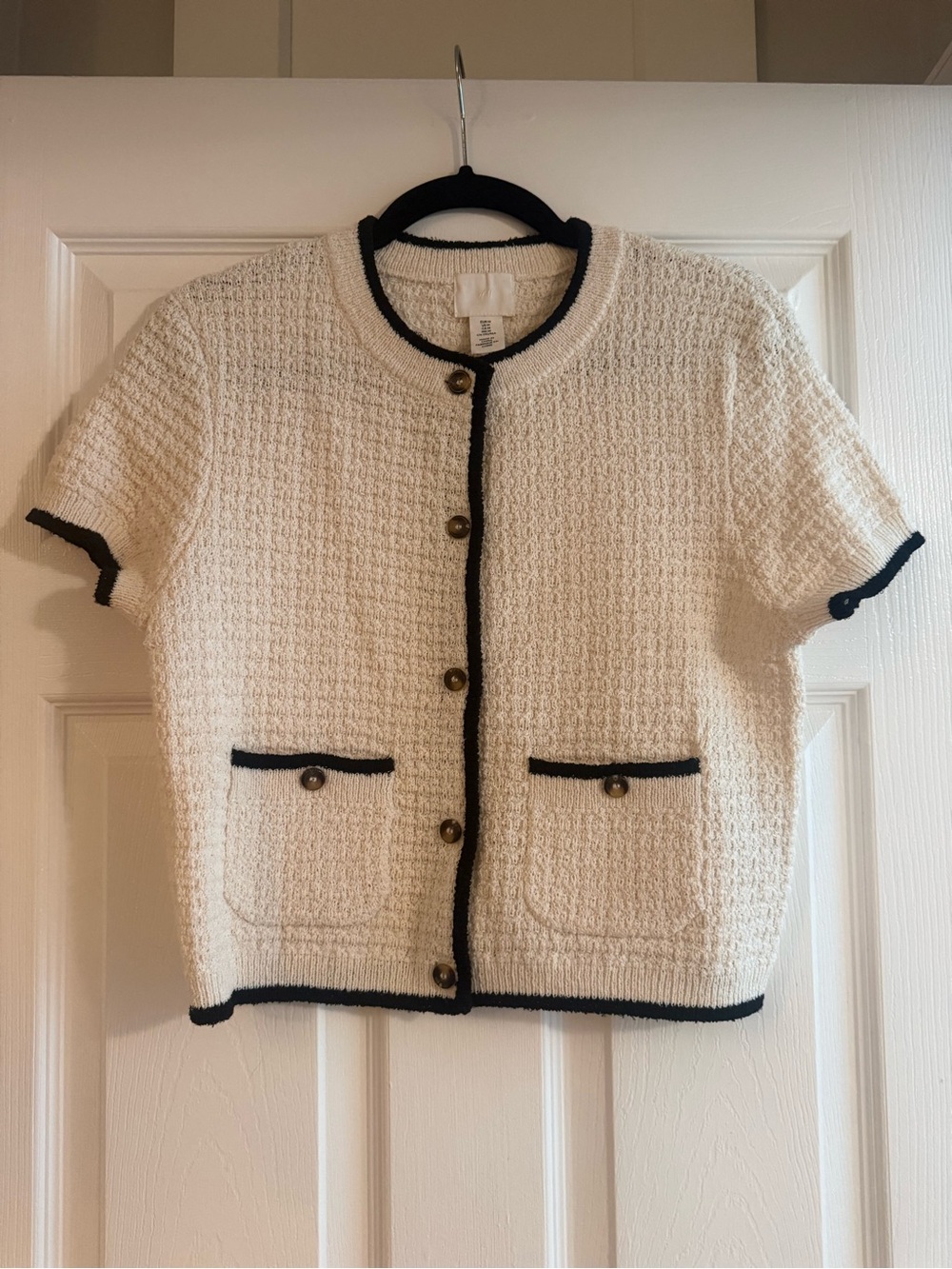 H&M short sleeve sweater